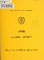 Annual report. 1958