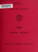 Annual report. 1959