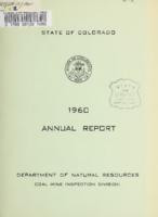 Annual report. 1960