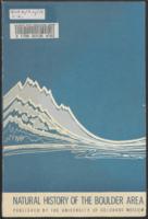 Natural history of the Boulder area