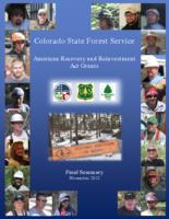 Colorado State Forest Service American Recovery and Reinvestment Act grants final summary, November 2011