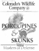 Porcupines & skunks : masters of defense