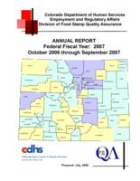 Annual report, federal fiscal year. 2006-07