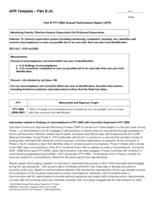 Annual performance report for special education. 2006 indicator 15.