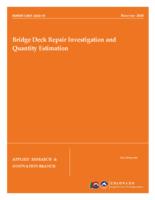 Bridge deck repair investigation and quantity estimation