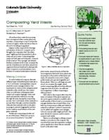 Composting yard waste