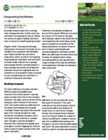 Composting yard waste