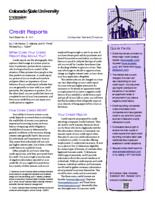 Credit reports