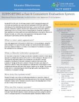 Supporting a fair & consistent evaluation system : overview of Elevate Colorado, the online inter-rater agreement training system