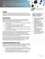 McKinney-Vento Education for Homeless Children & Youth Program