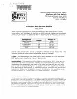 Colorado fire service profile. 2004