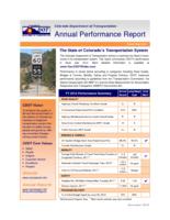 Annual performance report. 2012