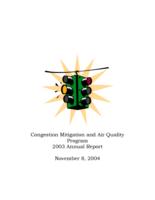 Congestion Mitigation and Air Quality Program 2003 annual report