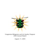 Congestion Mitigation and Air Quality Program 2004 annual report