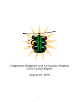Congestion Mitigation and Air Quality Program 2005 annual report