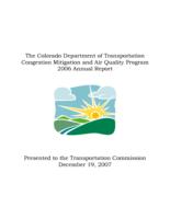 Congestion Mitigation and Air Quality Program 2006 annual report