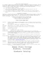 Graduate catalog. 2006-2007