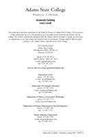 Graduate catalog. 2007-2008