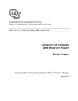 Diversity report, Boulder campus. 2006