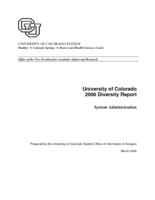 Diversity report, system administration. 2006