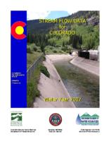 Stream flow data for Colorado. 2007