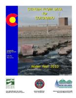 Stream flow data for Colorado. 2010