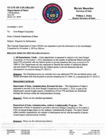 Requests for information