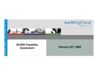 SCORE feasibility assessment