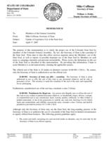 Update of Legislative use of the State seal