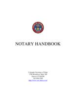 Notary handbook