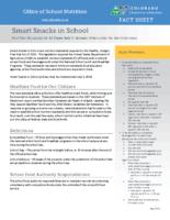 Smart snacks in school : nutrition standards for all foods sold in schools : information for administrators