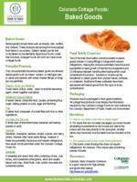 Colorado cottage foods