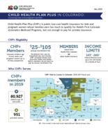 Child Health Plan Plus in Colorado : covering kids and pregnant women