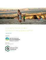Colorado EnviroScreen Community engagement report