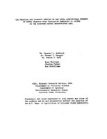The physical and economic effects on the local agricultural economy of water transfer from irrigation companies to cities in the northern Denver metropolitan area