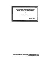 Development of a stream-aquifer model suited for management