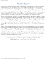 Colorado rabies summary. 1995