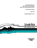 Real-time reservoir operation decision support under the appropriation doctrine