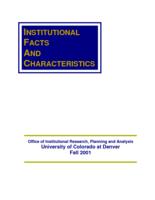 Institutional facts and characteristics. 2001