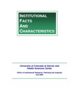 Institutional facts and characteristics. 2006