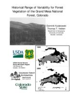 Historical range of variability for forest vegetation of the Grand Mesa National Forest, Colorado
