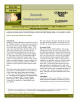 Some economic impacts of retiring wells in the three mile curtailment zone
