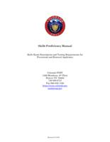 Skills proficiency manual : skills exam descriptions and testing requirements for provisional and renewal applicants
