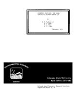 Economic, political, and legal aspects of Colorado water law : completion report ... February 1, 1973