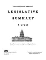 Legislative summary. 1998