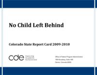No Child Left Behind state report card. 2009-10