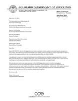 SB08-212 goals and accomplishments, CAP4K: Colorado Achievement Plan for Kids. 2013