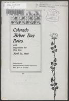 State of Colorado Arbor Day. 1900