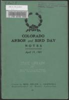 State of Colorado Arbor Day. 1901