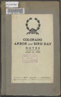 State of Colorado Arbor Day. 1904